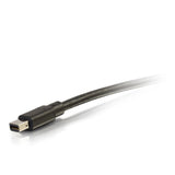 C2G 54301 Mini DisplayPort to DisplayPort Adapter Cable M/M, Black (6 Feet, 1.82 Meters)