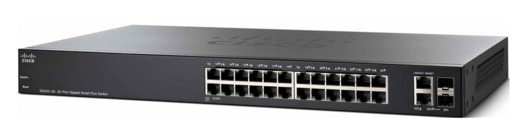 Cisco SG220-26-K9 26-Port Gigabit Smart Plus Switch