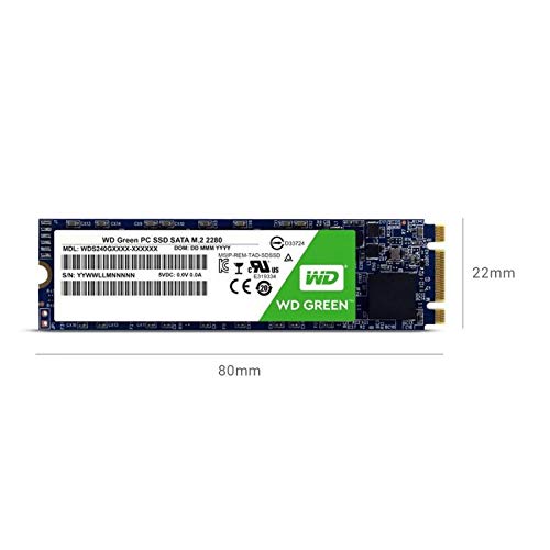 Western Digital WDS120G2G0B WD Green 120 GB Internal Solid State Drive - SATA - M.2 2280, 120GB