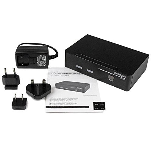 StarTech.com SV231DPUA 2-Port Professional USB DisplayPort KVM Switch with Audio