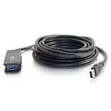 C2G 39939 USB Active Extension Cable - USB 3.0 A Male to A Female Cable, Black (16.4 Feet, 5 Meters)