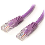 StarTech.com M45PATCH6PL Cat5e Molded RJ45 UTP Patch Cable, 6-Feet (Purple)