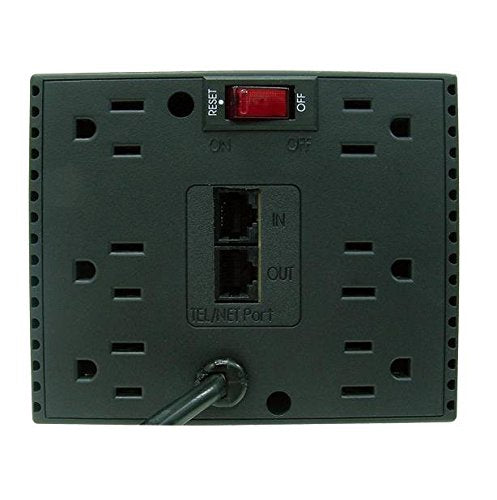 OPTI-UPS SS1200 600W 1200VA Stabilizer Series 6-Outlet Automatic Voltage Regulator