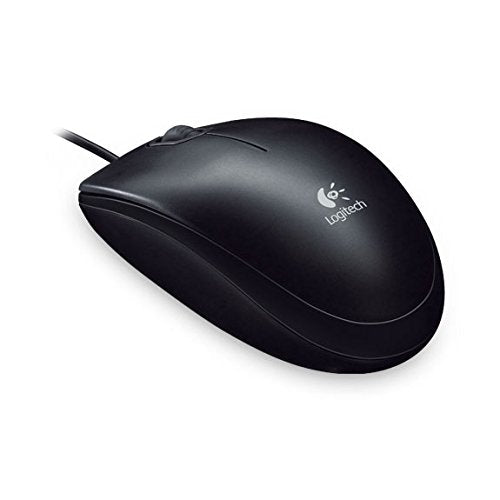Logitech B100 800dpi Optical USB Mouse - Scroll Wheel - 3 Button - Symmetrical