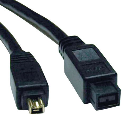 Tripp Lite F019-006 6 -Feet IEEE 1394b Firewire 800 Gold Hi-Speed Cable, 9pin/4pin