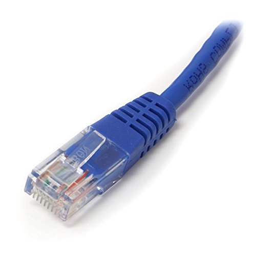 StarTech.com M45PATCH20BL Blue Molded RJ45 UTP Cat 5e Patch Cable, 20-Feet