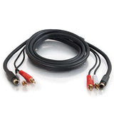C2G 02325 Value Series S-Video + RCA Stereo Audio Cable, Black (50 Feet, 15.24 Meters)