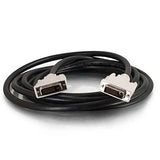 C2G 24903 LCD Flat Panel Monitor DVI-D Dual Link Cable M/M, Black (6 Feet, 1.82 Meters)