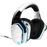 Logitech G933 Artemis Spectrum, Wireless RGB 7.1 Dolby and DST Headphone Surround Sound Gaming Headset, White