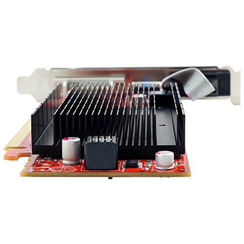 VisionTek Radeon 5450 1GB DDR3 (Dvi-I, HDMI, VGA) Graphics Card-900860, Red/Black