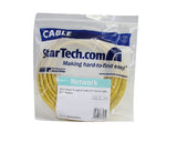 StarTech.com Cat6 Ethernet Cable - 25 ft - Yellow - Patch Cable - Snagless Cat5 Cable - Long Network Cable - Ethernet Cord - Cat 6 Cable - 25ft