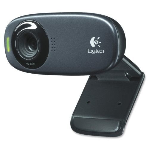 Logitech C310 Webcam - Black - USB 2.0-1 Pack(S)