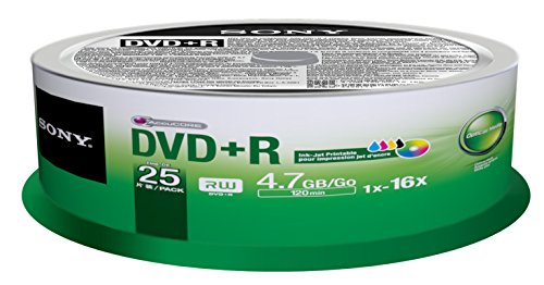 Printable F/Inkjet,16x Speed DVD+R
