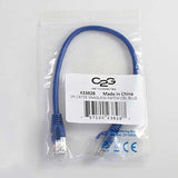 Cables to Go - 23828-1ft CAT5E 350Mhz Snagless Patch Cable Blue