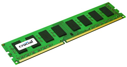 Crucial 4GB Single DDR3 1333 MT/s PC3-10600 CL9 Unbuffered UDIMM 240-Pin Desktop Memory Module CT51264BA1339