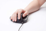 Hippus XS2WB Wired Light Click HandShoe Mouse (Right Hand, Extra Small, Black)