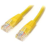 StarTech.com M45PATCH10YL Molded RJ45 UTP Cat 5e Patch Cable, 10-Feet (Yellow)