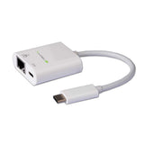 Techly USB C 3.1 to USB C and RJ45 Converter