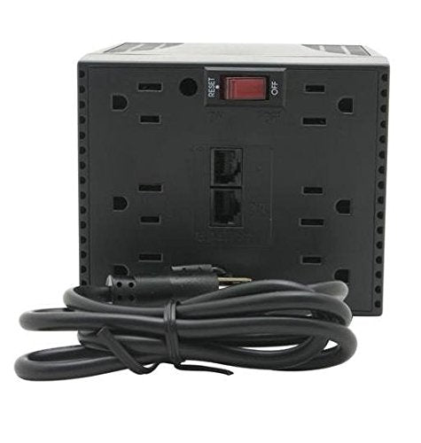 OPTI-UPS SS1200 600W 1200VA Stabilizer Series 6-Outlet Automatic Voltage Regulator