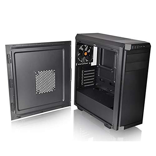 Thermaltake V100 ATX Mid-Tower PC Case, Black (Mpn: CA-1K7-00M1NN-01) W/O PSU