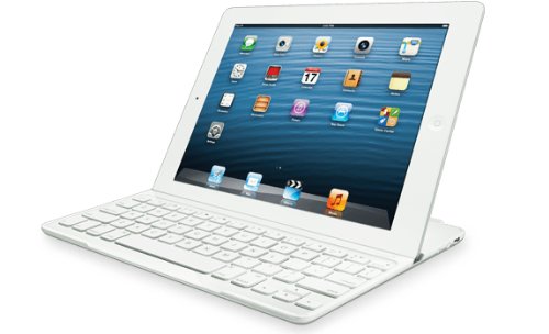 Refurbished Logitech Ultrathin Keyboard Cover White for iPad 2 and iPad (3rd/4th generation)