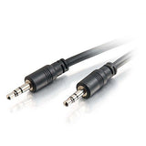 15ft Cmg-Rated 3.5mm Stereo Audio Cable with Low Profile Connectors