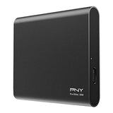 PNY Pro Elite 250GB USB 3.1 Gen 2 Type-C Portable Solid State Drive - (PSD0CS2060-250-RB)
