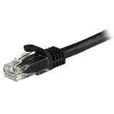 StarTech.com Cat6 Patch Cable, Ethernet Cable, Snagless RJ45 Cable, Ethernet Cord, Cable, 4', Black