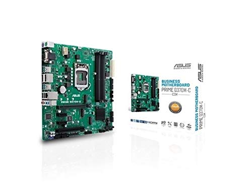ASUS Motherboard Prime Q370M-C/CSM-C-SI Q370 Max.64GB DDR4 PCIE SATA USB Windows10 Bulk