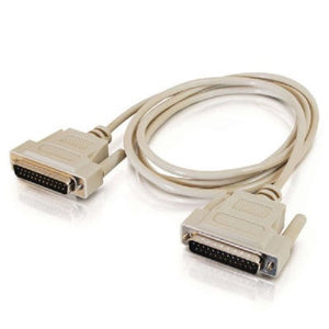 C2G/Cables to Go 02896 DB25 Male/Male Parallel LapLinkCompatible Cable (6 Feet/1.82 Meters) Beige