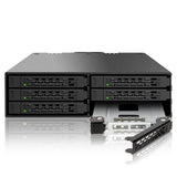 ICY Dock ToughArmor MB996SP-6SB 6 x 2.5 SATA 6Gbps HDD/SSD Mobile Rack/Cage in 1 x 5.25 Bay