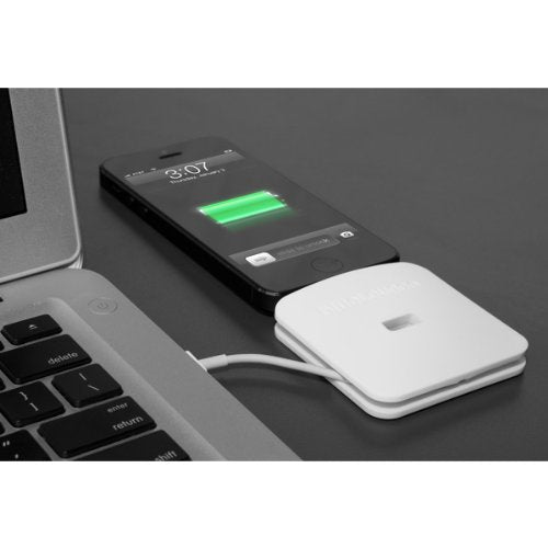 Blue Lounge Design Bluelounge Rolio Dock and Wall Charger - Retail Packaging - White