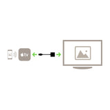 Belkin AV10170bt HDMI to VGA Adapter with Micro-USB Power and Audio Support, Compatible with Apple TV 4K and Most TVs