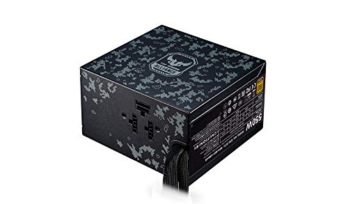 Cooler Master MPX-5501-AMAAB-SF MasterWatt 550 TUF Gaming Edition - 550 Watt Modular 80 Plus Bronze semi-fanless Power Supply SF
