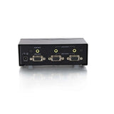 Video/Audio Splitter -2-Port Uxga Monitor Splitter/Extender With 3.5mm Audio (Fe