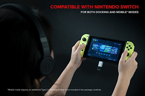 Creative BT-W2 Portable Bluetooth Audio Transceiver with aptX Low Latency for PC, Mac, PS4, and Nintendo Switch