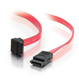 C2G 10190 7-Pin 180° to 90° 1-Device Serial ATA Cable, Red (1 Foot, 12 Inches)