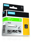 Dymo Rhino Tape Vinyl Label Cassette, 1-Inch 24mm, Green (1805426)