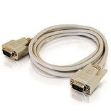C2G 02635 Economy HD15 SVGA M/M Monitor Cable, Beige (6 Feet, 1.82 Meters)