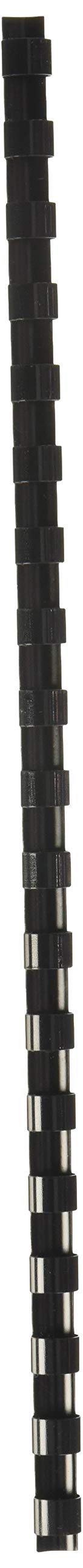 Fellowes Plastic Binding Combs, Round Back, 5/16", 40 Sheet Capacity, Black, 25 Pack (52321)