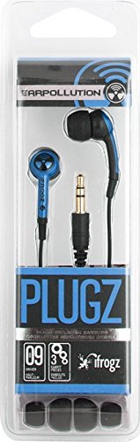 iFrogz Earpollution Plugz Earbuds - Blue