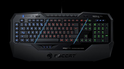 ROCCAT ROC-12-901 ISKU FX Multicolor Key Illuminated Gaming Keyboard, Black