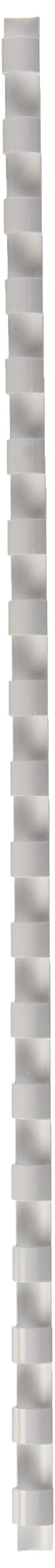Fellowes 52370 Plastic Combs 1/4", 20 Sheets, White, 100 Pack