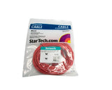 StarTech.com 45PATCH30RD 30-Feet Red Snagless RJ45 UTP Cat 5e Patch Cable, 30-Feet