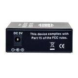 Tripp Lite N785-001-SC-MM SC Multimode Fiber Media Converter Gigabit 10/100/1000 RJ45 Black