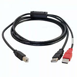 Cables to Go USB B to 2 USB a Male Y-Cable