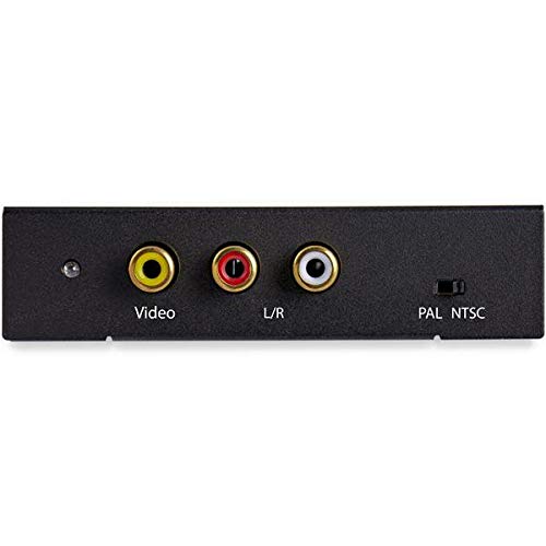 StarTech.com HDMI to RCA Converter Box with Audio - Composite Video Adapter - NTSC/PAL - 1080p (HD2VID2)