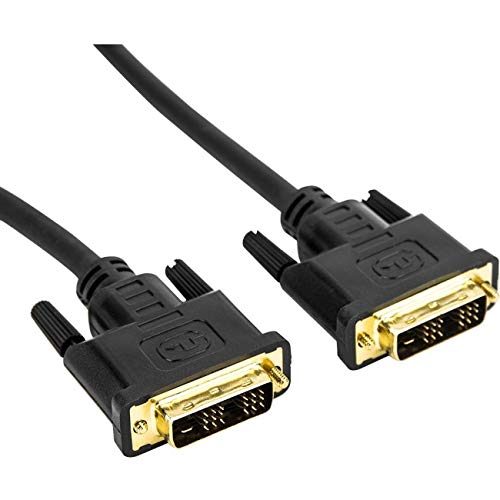 Rocstor Y10C186-B1 Premium 3 ft. DVI-D Single Link Cable - M/M - DVI Cable use Projectors, Video Devices, Monitors - 1m - 1 Pack - Male Digital Video, Black