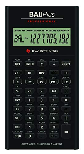 BA II Plus Professional Financial Calculator