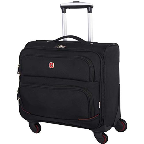 Swiss Gear SWA5176 15-Inch Wheeled Business Laptop Case Black
